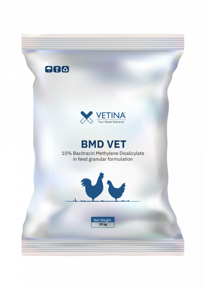 BMD VET (10% Bacitracin Methylene Disalicylate in Granular Formulation)